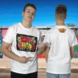 Stay Strong T-Shirt – Limitierte nachhaltige Streetwear